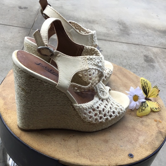 💢 Lucky Brand Crochet Wedges - Picture 3 of 6
